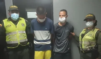 Juan de Dios Pedrahita Gil, de 20 años; y Estiven Alexis Rodríguez Torres, de 24