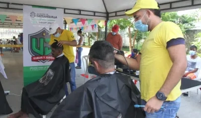Jornada de 'Barranquilla Convive' en Las Gardenias. 