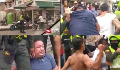 Imágenes de la captura y la 'paloterapia'.