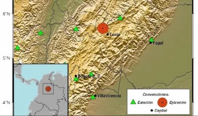 Sismo en Boyacá.