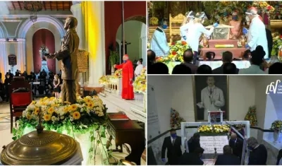 Imágenes de la exhumación de los restos de José Gregorio Hernández.