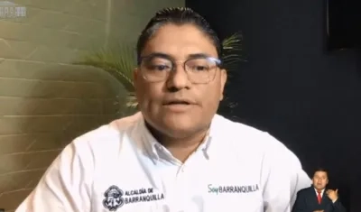 Secretario de Salud de Barranquilla, Humberto Mendoza.