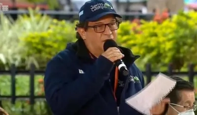 Ministro de Agricultura, Rodolfo Zea.