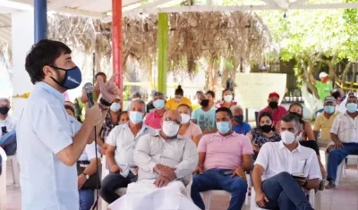 El Alcalde de Barranquilla, Jaime Pumarejo.