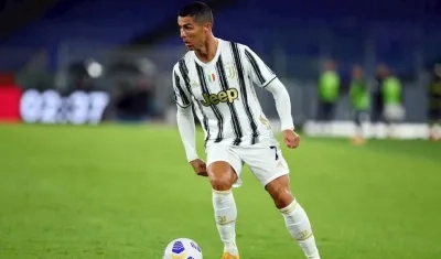 Cristiano Ronaldo, delantero portugués. 