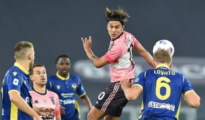 Paulo Dybala, delantero de la Juventus. 