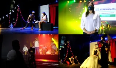 Shows de Talentos y la secretaria María Teresa Fernández.