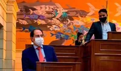 José Manuel Restrepo, ministro de Comercio.