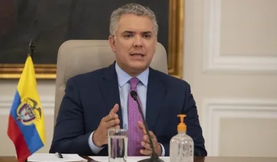 Iván Duque, presidente de Colombia.