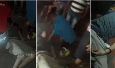 Imágenes captadas de un video aficionado.