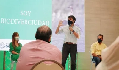 El alcalde Jaime Pumarejo hizo la presentación del proyecto Recicla por Barranquilla.