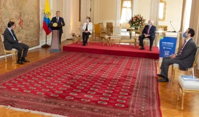 El Presidente de la República, Iván Duque.