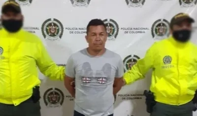 Jairo Narváez Arévalo, capturado por la Policía del Magdalena. 