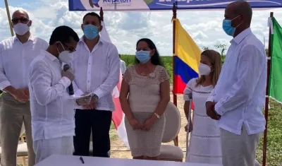 Acto de posesión de Wilfrido García Muñoz.