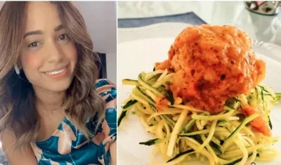 Helen Pérez comparte la receta Zucchini Bolognese.