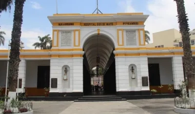 El Hospital Dos de Mayo en Lima, donde falleció la menor.