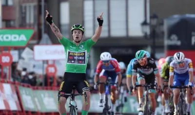 Primoz Roglic, ciclista esloveno. 