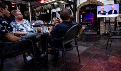 Imagen del último debate presidencial.