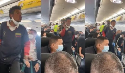 Pasajero borracho en vuelo de Viva Air.