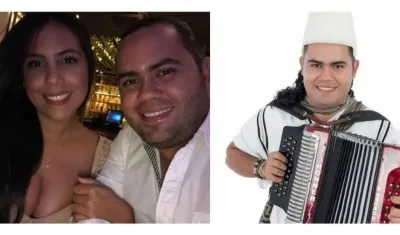 José Ricardo Villafañe y su novia Nahomis Viana.