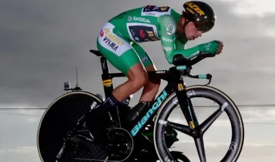 Primoz Roglic, ciclista esloveno. 