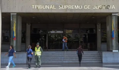 Fachada del Supremo de Venezuela.