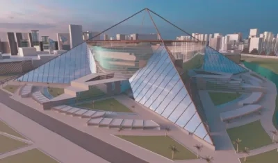 Render del 'Arena del Río'. 