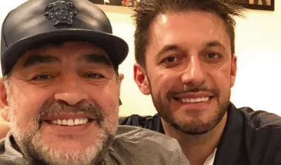 Diego Maradona y Matías Morla. 