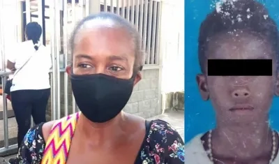 María Eugenía Manotas, mamá de Jesús David Eguis Manotas. 