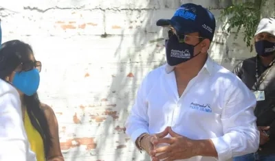 El alcalde de Puerto Colombia, Wilman Vargas.