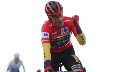 Primoz Roglic, ciclista esloveno. 