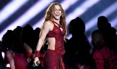 Shakira, cantante barranquillera. 