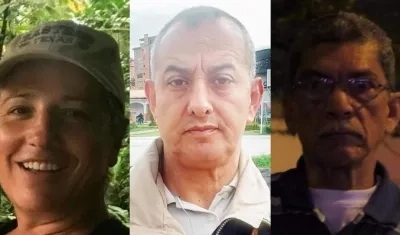 Juana Perea, Franco Ojeda y Campo Galindo.