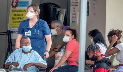 Vista de un hospital en Florida (EE.UU.). 