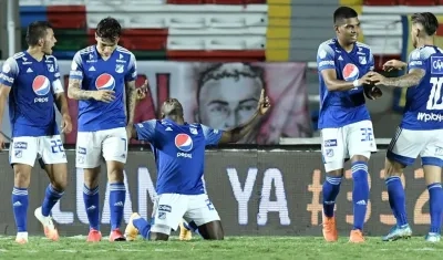 Millonarios mostró un mejor fútbol para llevarse el resultado. 
