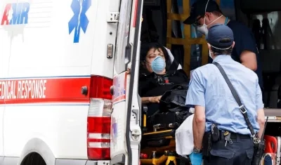 Hay algunos brotes localizados de Covid-19 en NY.