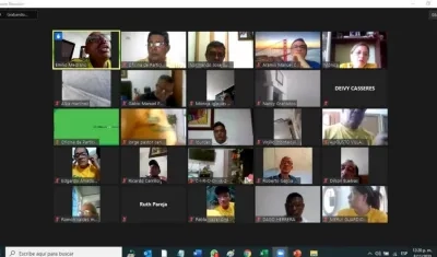 El foro se realizó de manera virtual. 