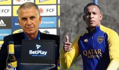 Carlos Queiroz y Sebastián Villa.