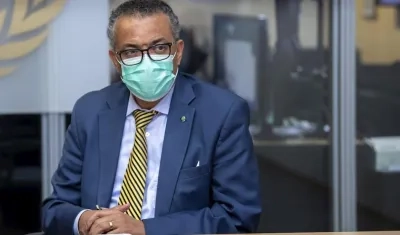 Director general de la OMS, Tedros Adhanom Ghebreyesus.