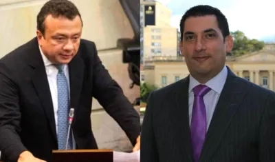 Los senadores Eduardo Pulgar Daza y Luis Eduardo Diaz Granados.