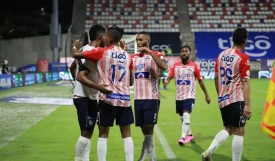 Miguel Ángel Borja, delantero de Junior. 