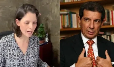 Concejala Andrea Padilla Villarraga y José Félix Lafaurie.