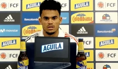 Luis Díaz, jugador de la Selección Colombia. 