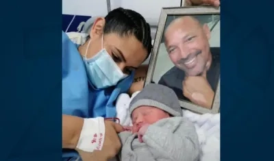 Hijo recién nacido de Ricardo Ciciliano. 