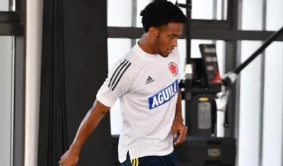 Juan Guillermo Cuadrado, jugador de la Selección Colombia. 