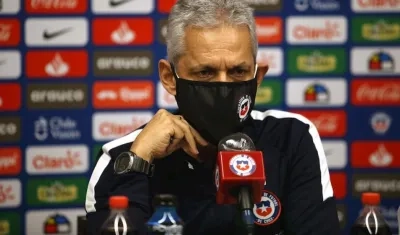 Reinaldo Rueda, técnico colombiano de la Selección Chile. 
