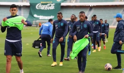 Jugadores de Ecuador. 