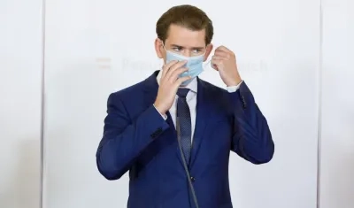 Canciller federa de Austia, el conservador Sebastian Kurz.