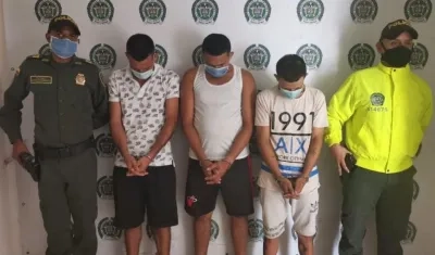 Wilfrido José Jiménez Cardona, Ricardo Antonio Amaya Penagos y Leonel José Padilla Erazo.