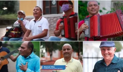 Imágenes de participantes en el Festival Vallenato Cóndor Legendario en Juan de Acosta.